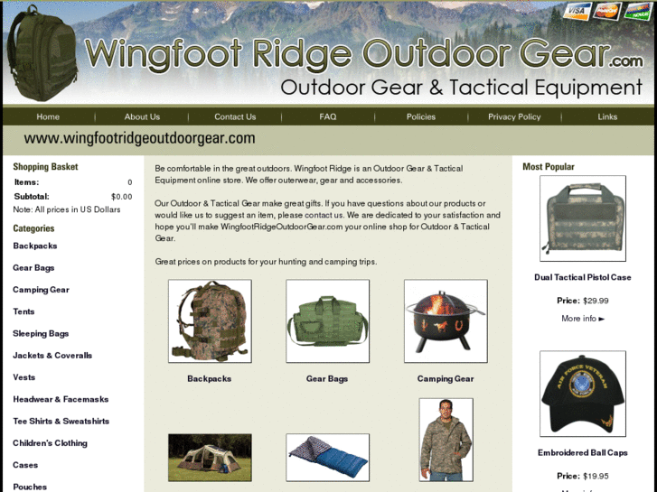 www.wingfootridgeoutdoorgear.com