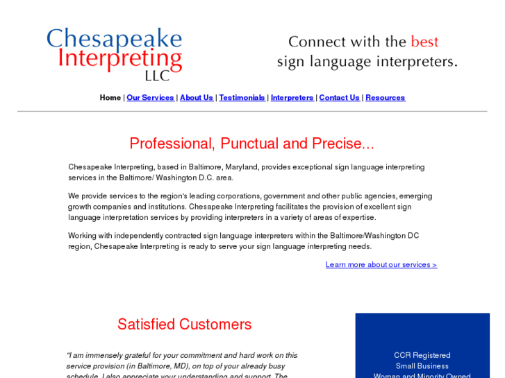 www.chesapeakeinterpreting.com