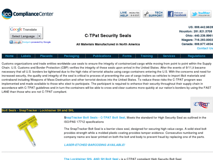 www.ctpatsecurityseals.com