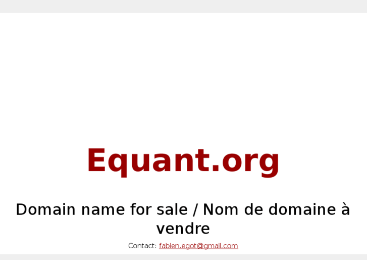 www.equant.org