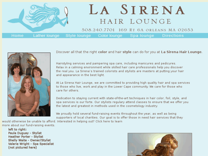 www.lasirenahairlounge.com