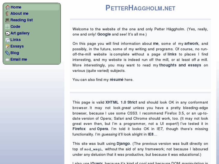 www.petterhaggholm.net