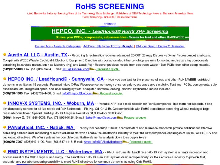 www.rohs-screening.com