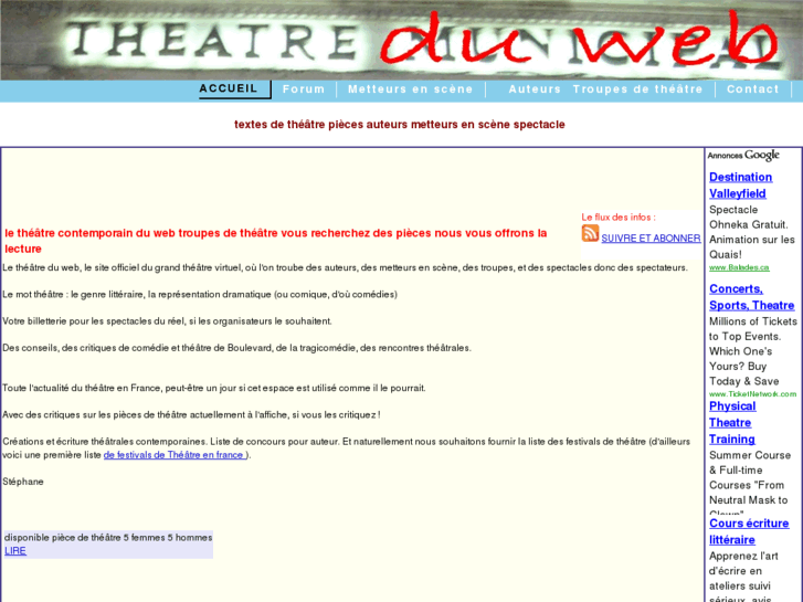 www.theatreduweb.com