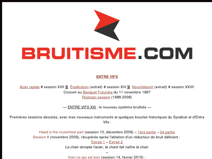 www.bruitisme.com