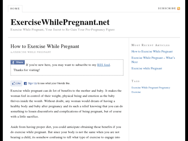 www.exercisewhilepregnant.net