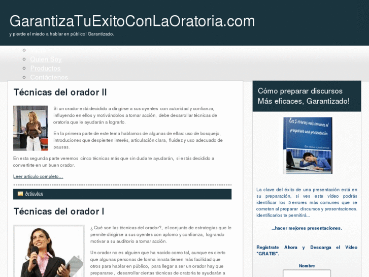 www.garantizatuexitoconlaoratoria.com