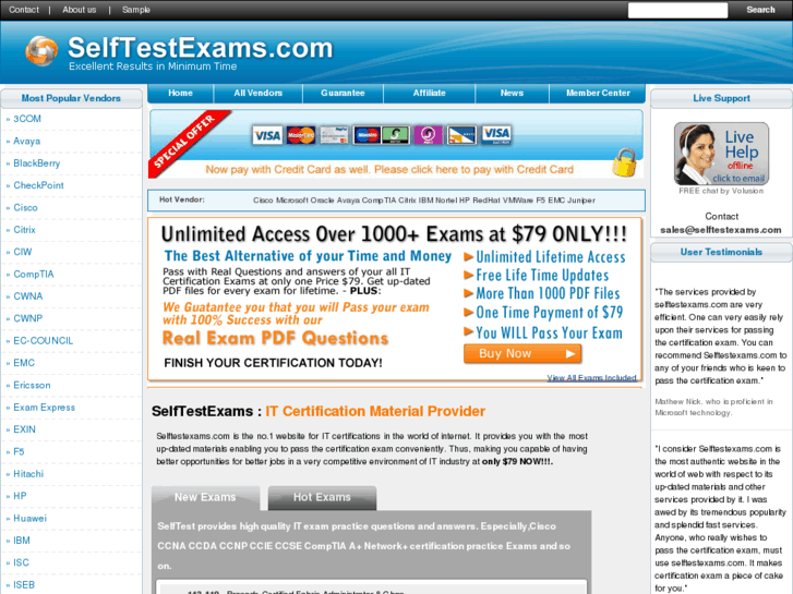 www.selftestexams.com