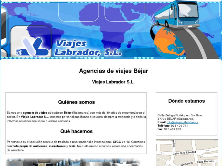 www.viajeslabrador.es