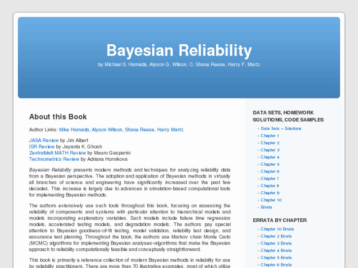 www.bayesianreliability.com