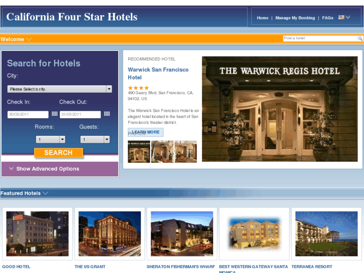 www.californiafourstarhotels.com