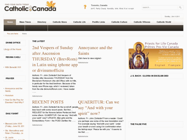 www.catholicanada.com