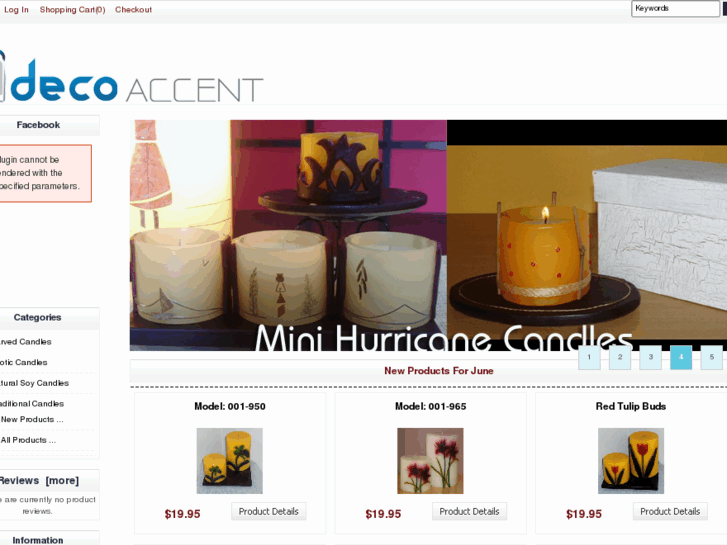 www.decoaccentcandle.com