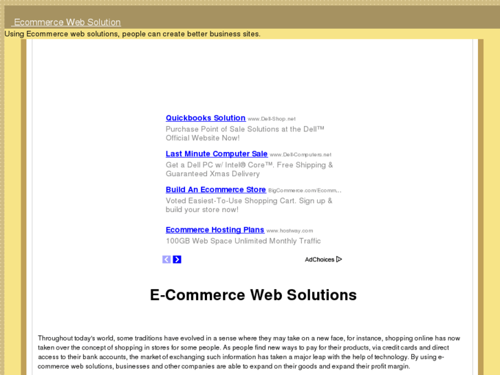 www.ecommercewebsolution.com