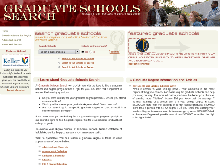 www.graduate-schools-search.com