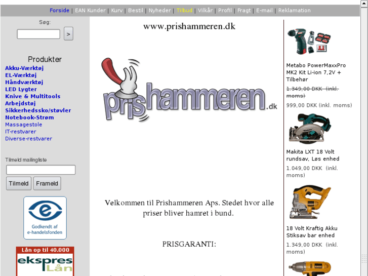 www.prishammeren.dk