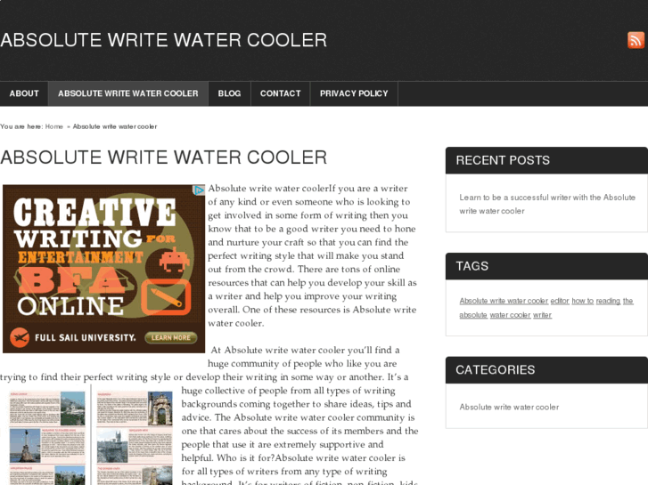 www.absolutewritewatercooler.com