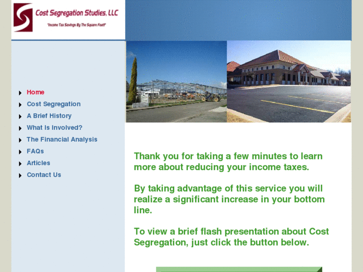 cost segregation note A cost segregation study identifies and reclassifies personal property assets to shorten the depreciation time for taxation purposes, which reduces current income tax. cost segregation note A cost segregation study identifies and reclassifies personal property assets to shorten the depreciation time for taxation purposes, which reduces current income tax.