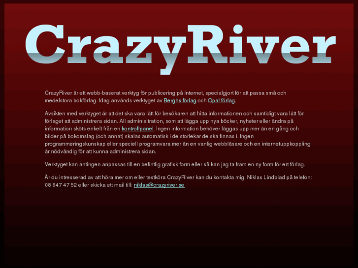 www.crazyriver.se