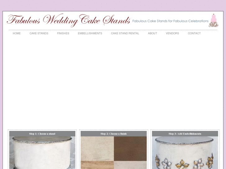 www.fabulousweddingcakestands.com