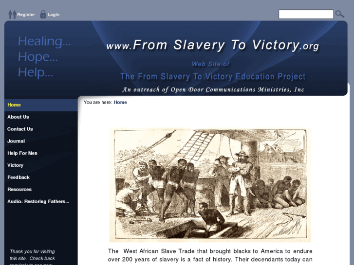 www.fromslaverytovictory.org