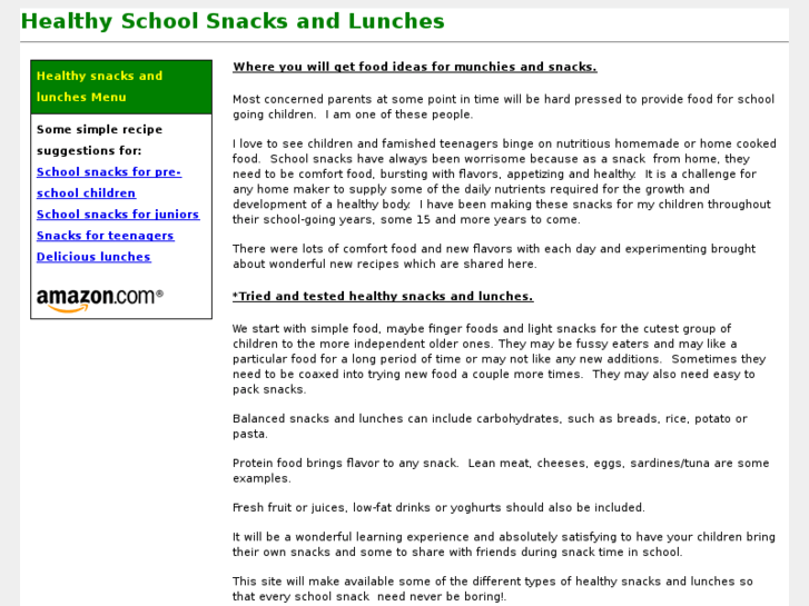 www.healthyschoolsnacksnlunches.com