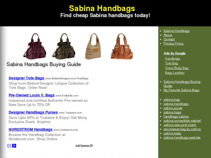 www.sabinabag.com