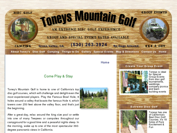 www.toneysmountaingolf.com