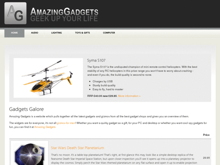 www.amazinggadgets.co.uk