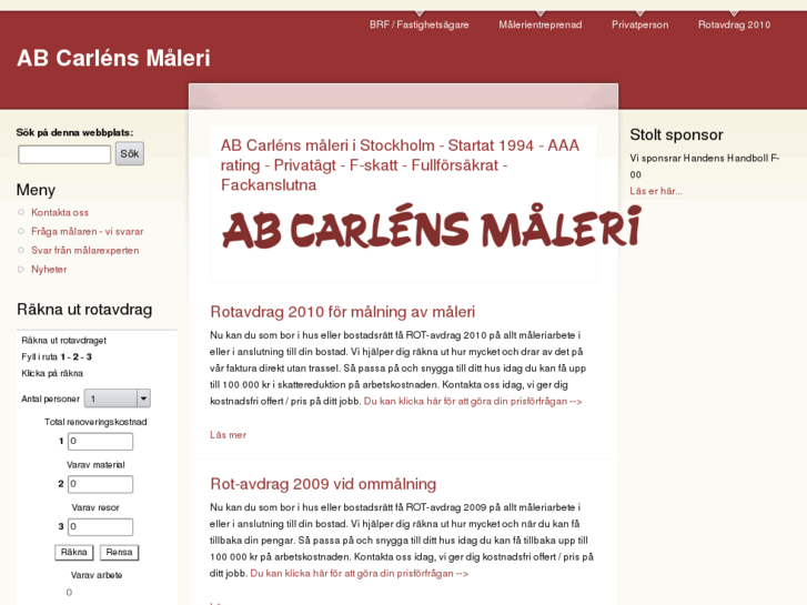 www.carlensmaleri.com