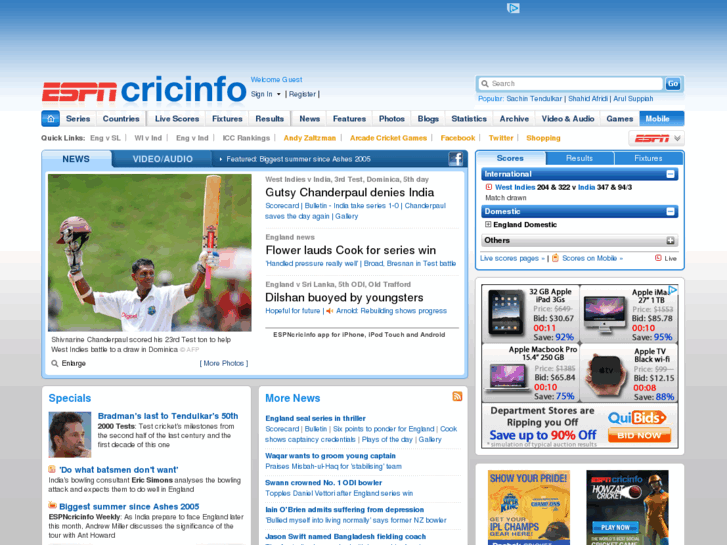 www.cricket.net