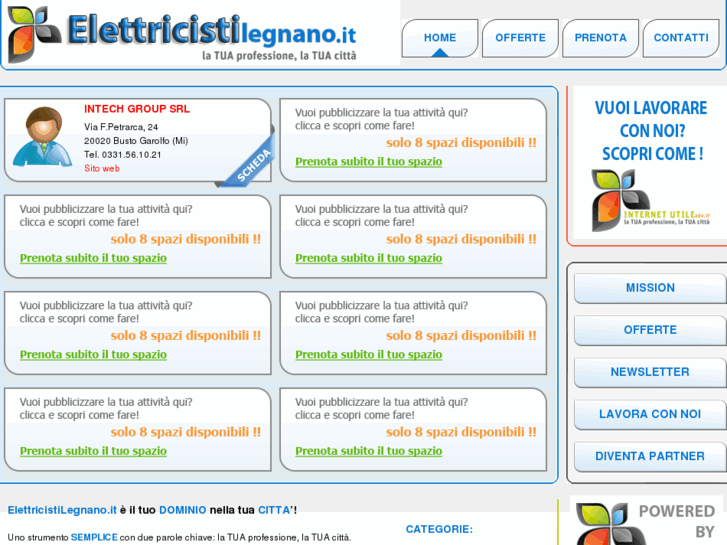 www.elettricistilegnano.it