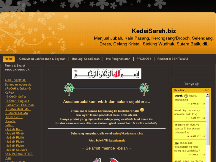 www.kedaisarah.biz