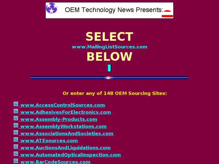 www.mailinglistsources.com