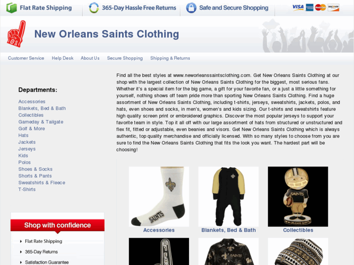 www.neworleanssaintsclothing.com