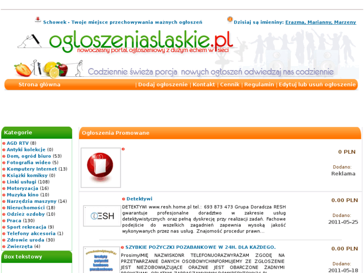 www.ogloszeniaslaskie.pl