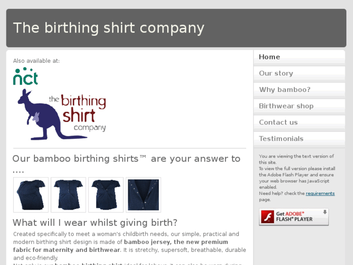 www.thebirthingshirtcompany.com