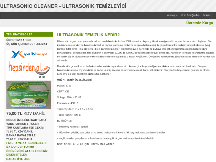 www.ultrasoniccleanertr.com