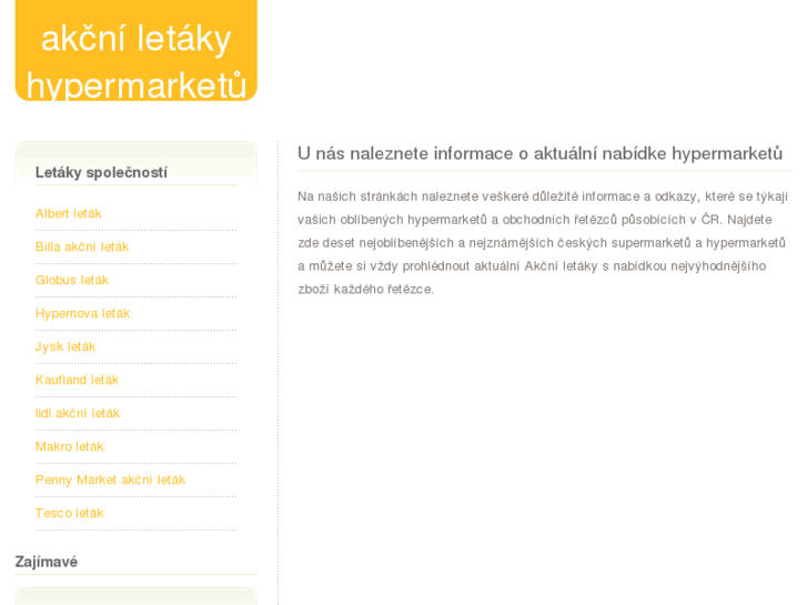 www.akcniletakyhypermarketu.cz