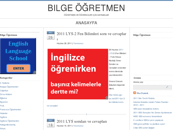 www.bilgeogretmen.com