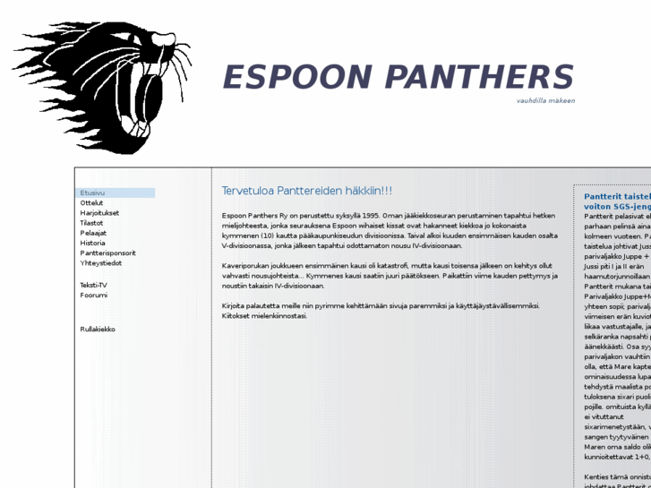 www.espoonpanthers.com