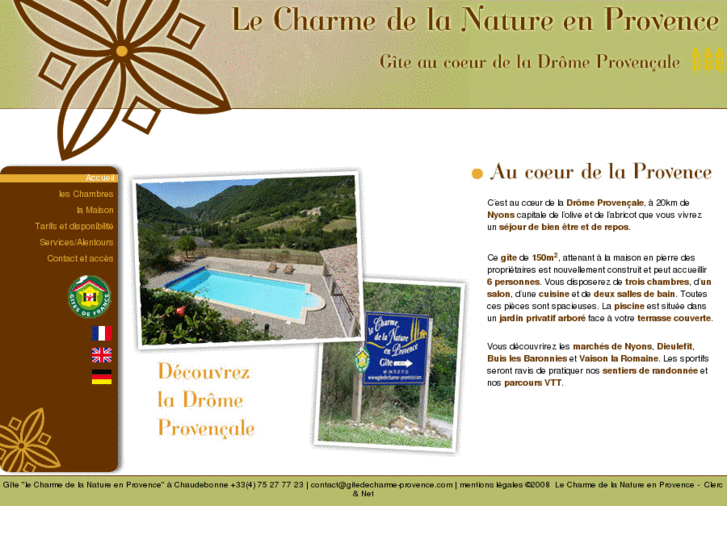 www.gitedecharme-provence.com