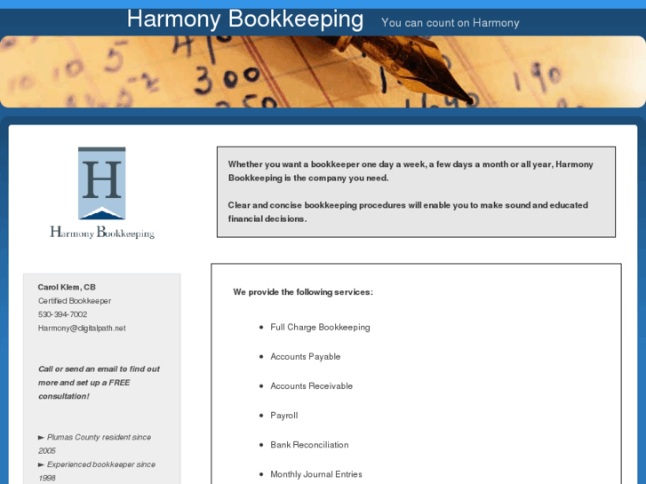 www.harmony-bookkeeping.com