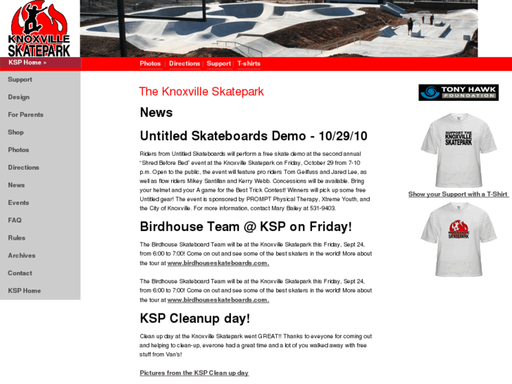 www.knoxvilleskatepark.com