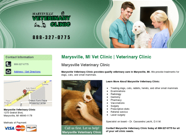 www.marysvilleveterinaryclinic.net