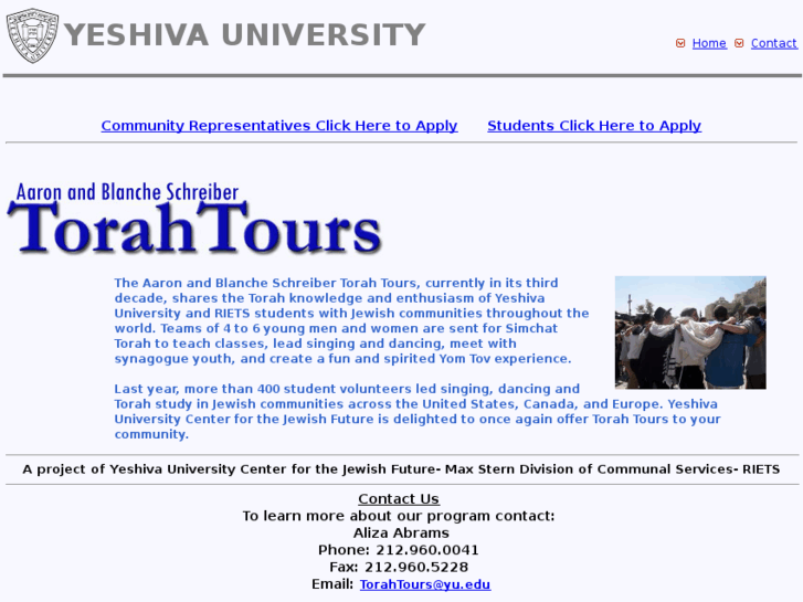 www.yutorahtours.org