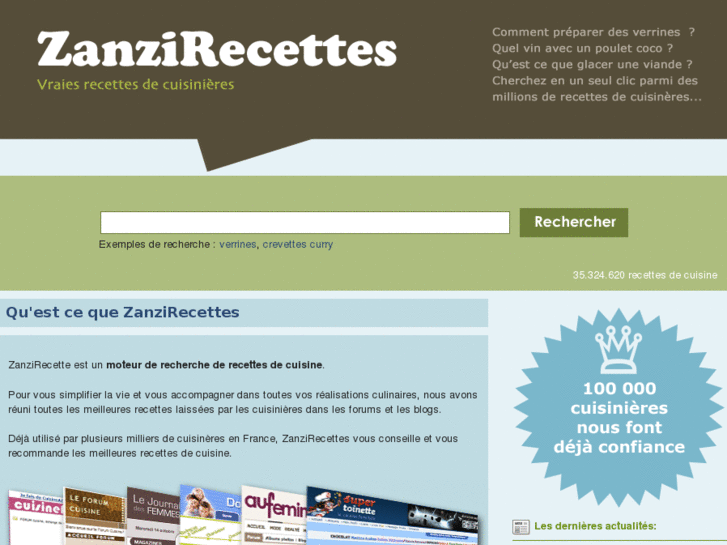 www.zanzirecettes.com