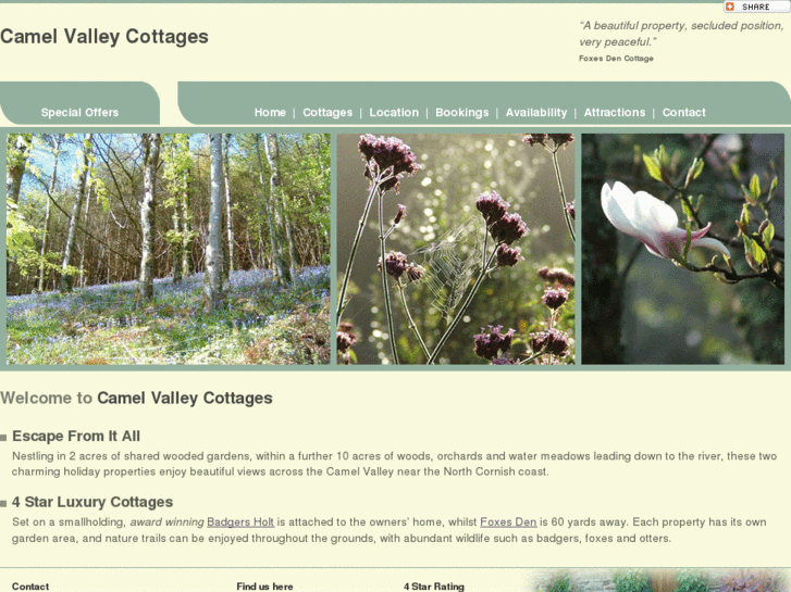 www.camelvalleycottages.com