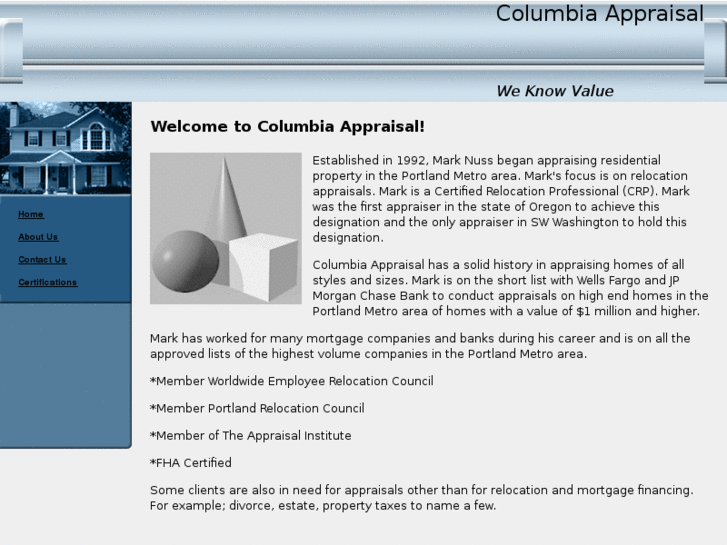 www.columbiaappraisal.com