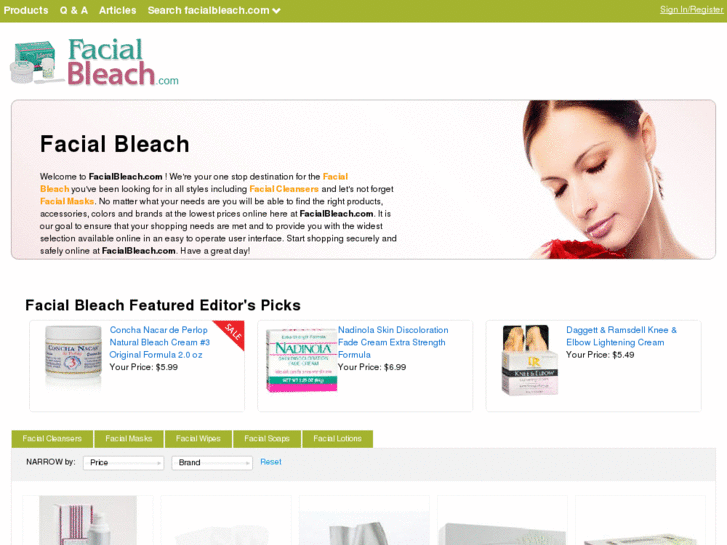 www.facialbleach.com